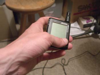 Andy T raps with his Archos.