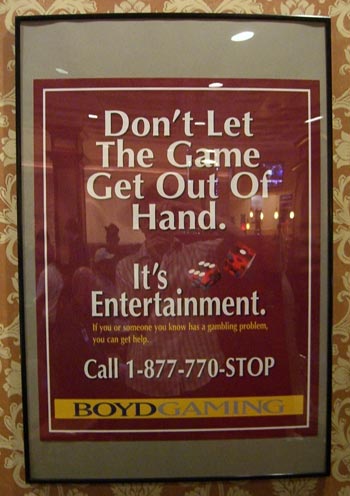 Take heed, and take bets on which of us will lose the most...