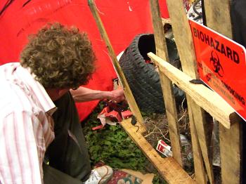 Placing rats and porn mags and scrunched up fag packets - it's all in the detail.