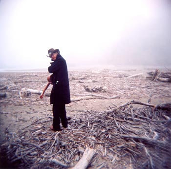 Tom in standard "rock 'n' roll" outfit... Rock on!