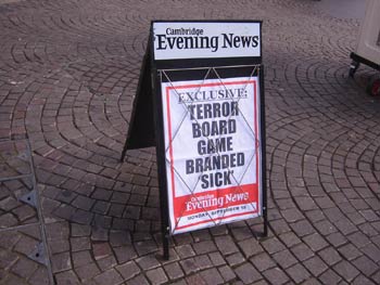 And so it begins. Perhaps the only response to genuinely match the ridiculousness of the game.