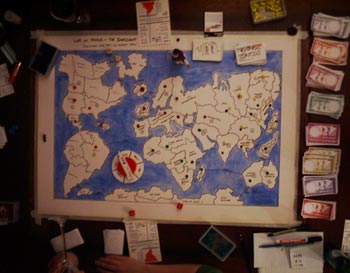 By 15 October 2004, we had invested enough time in the game to warrant us actually making a decent(ish) board. The paints came out and what a fun day we had.