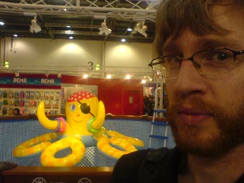 We think the octopus had a thing for Tom. Look at the love in his non-patched eye. Awww.