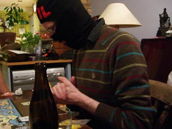 The classic EVIL hand-rub. A sign of bad things to come.