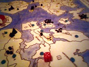 The globe: radioactive and overrun by terrorists. This is the future, kids.