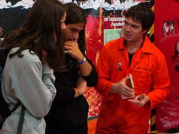 "What's Italian for finger?" - Andy S struggles to explain the basic mechanics involved in spinning the axis of evil