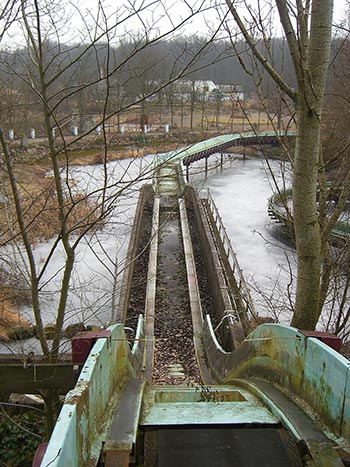 The old log flume.