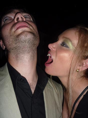 Andy S makes the fatal error of admiring a ceiling fresco at a vampire party.