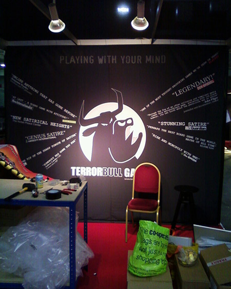 The obligatory 'setting up' shot