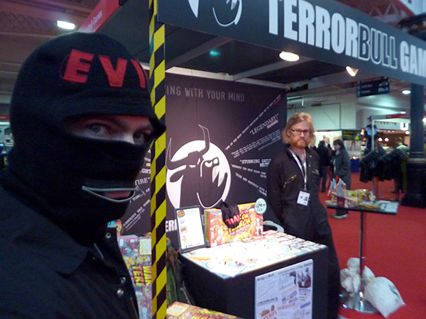 Andy S sporting a special Erotica UK edition of our balaclava with a zip: the Gimpaclava