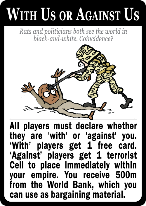 This is a great card. A seriously great card. We've had the game derailed for about 20 minutes of arguing from this card being played. (In a good way)