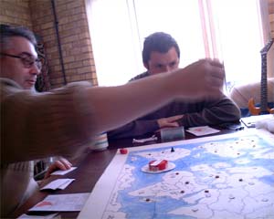 Dave shows mark how he will crush him like a fly.