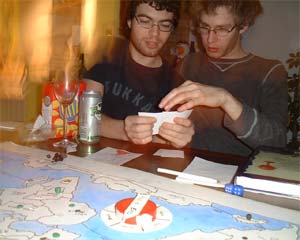 The terrorist team in action: suicide bomber or WMDs? Decisions, decisions...