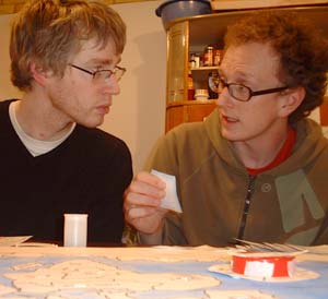 Explaining yet more rule changes to Tom.