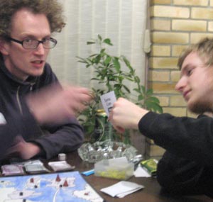 Some card sneakyness, or not so sneaky... Handing over a nuke!