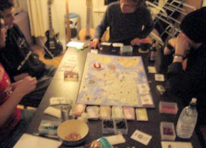 Early setup round group shot, hangovers being fought.