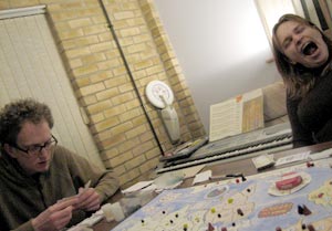 Fiona fights fatigue, those terrorists just won't give up.