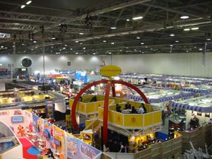 The Toy Fair from afar.