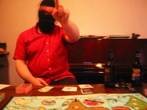 "Oi! I said, no photos!"