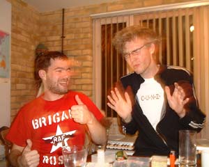 This is called the "Terrorist Victory Dance". Possibly the least threatening dance in the world.