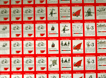 Especially an A0 sheet of terrorist cards. Crumbs!