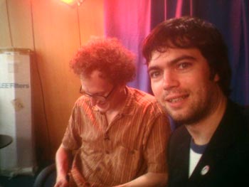 All smiles before the Al Arabiya interview