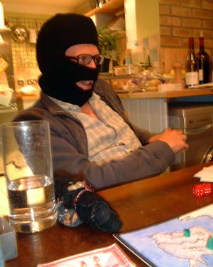 Andy T looking pretty cocky - obviously just before his mighty fall.