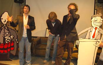 Speeches! Andy S takes to the stage like a pro