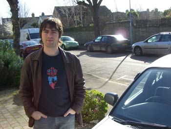 Andy S thrilled and excited at the prospect of another day at Uniserve HQ